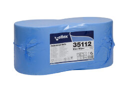 C35112 Бумажные полотенца Celtex, 24 х 30 см, двухслойные, голубые, 2 рулона х 970 листов