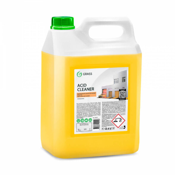 Кислотное средство для очистки фасадов Grass Acid Cleaner (канистра 5 л)