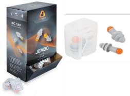 JEM30 Беруши противошумные многоразовые силиконовые Sonido JETA SAFETY 33 дБ в пластиковом боксе (100 пар)