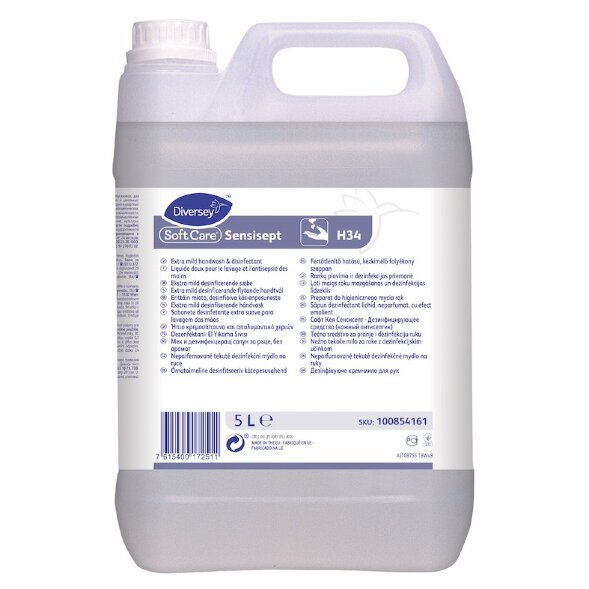 100854161 Дезинфицирующее крем-мыло для рук Soft Care Sensisept, 5 л