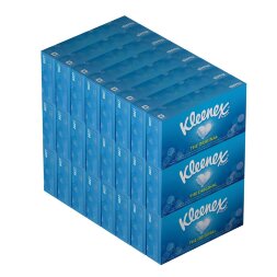 8827 Салфетки косметические для лица Kleenex, 24 кор. х 100 л, 20 × 20.6 см, 2-х слойные, белые