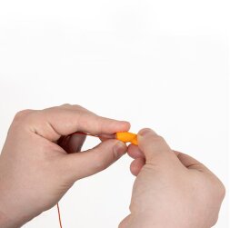 JEM-237-С EarGuard-HV Беруши противошумные из вспененного пенополиуретана JETA SAFETY с соединительным шнуром 37дБ в индивидуальной упаковке (200 пар)