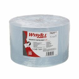 7425 Протирочный материал в рулонах WypAll L30 трёхслойный голубой (1 рулон 285 метров)