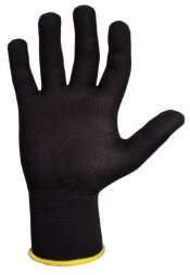 JS011pb Легкие бесшовные трикотажные перчатки из полиэстера JETA SAFETY, черные