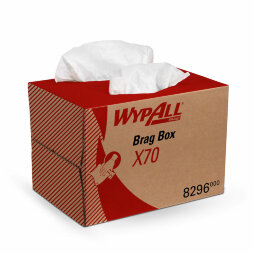 8296 Протирочный материал в коробке WypAll X70 белый (1 коробка 200 листов)