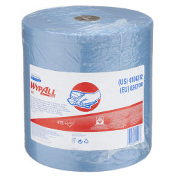 8347 Протирочный материал в рулонах WypAll X80 голубой (1 рулон 475 листов)