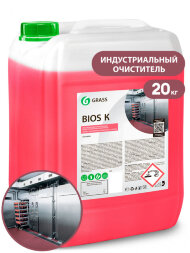 Высококонцентрированное щелочное средство &amp;quot;Bios K&amp;quot; (канистра 22,5 кг)