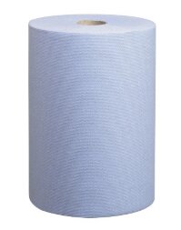 6698 Бумажные полотенца Scott Slimroll, 6 рул. x 190 м, однослойные, голубые, 25 г/м²
