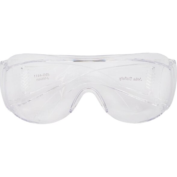 JSG-4411 Очки защитные J-Vision JETA SAFETY открытого типа с боковой защитой, прозрачные линзы