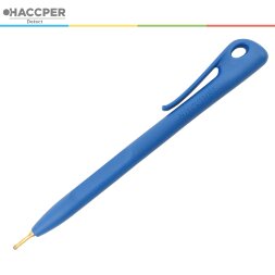 860101 Ручка металлодетектируемая HACCPER Detect одноразовая с клипсой, синяя