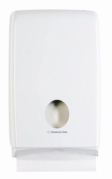 7024 Диспенсер настенный Aquarius Slimfold, для бумажных полотенец в пачках, белый