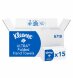 6710 Бумажные полотенца Kleenex Ultra, 15 пач. х 96 л, 31.8 × 21.5 см, трехслойные, белые, 52.2 г/м²