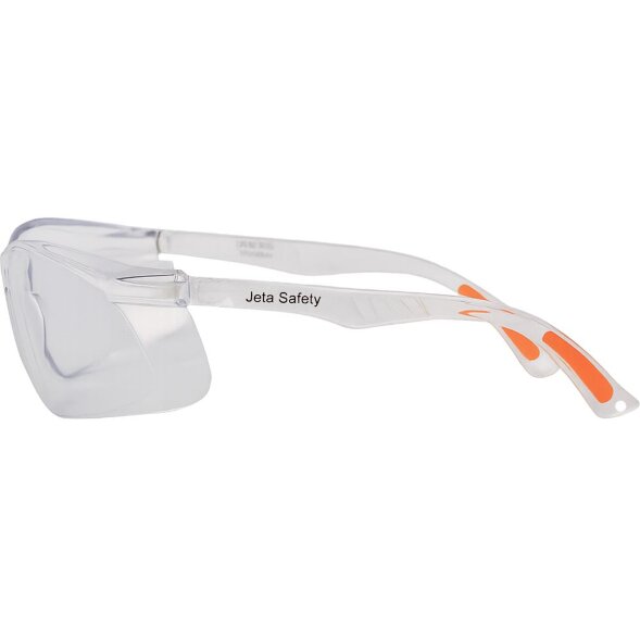 JSG-7680 Очки защитные Optic-Fit JETA SAFETY открытого типа, сферической формы прозрачные линзы