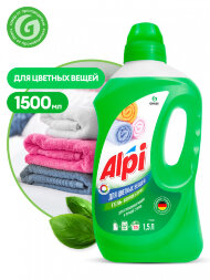 112603 Гель-концентрат для стирки цветных вещей Grass Alpi (флакон 1,5 л)