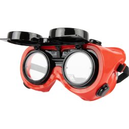 JSG-1115 Очки защитные для сварочных работ SparkIR JETA SAFETY закрытого типа, с двойной линзой, со светофильтром степень затемнения 5 и прозрачной линзой