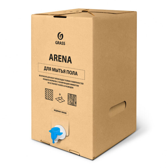 Средство с полирующим эффектом для пола &amp;quot;Arena Водяная лилия&amp;quot; (bag-in-box 20,1 кг)