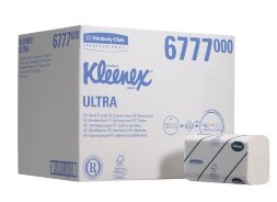 6777 Бумажные полотенца Kleenex Ultra, 30 пач. х 124 л, 31.5 × 21.5 см, двухслойные, белые, 38 г/м²