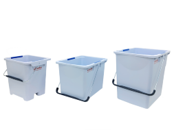 508243 Ведро УльтраСпид Про с синими клипсами цветового кодирования Vileda Professional, 25 л