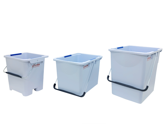 508243 Ведро УльтраСпид Про с синими клипсами цветового кодирования Vileda Professional, 25 л