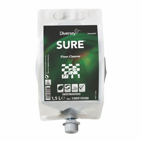100919506 Средство  SURE Floor Cleaner ID для мытья полов, 1.5 л