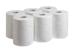 6781 Бумажные полотенца Kleenex Ultra Slimroll, 6 рул. x 100 м, , двухслойные, белые, 40 г/м²