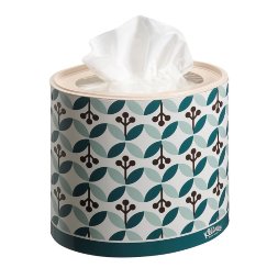 8826 Салфетки косметические для лица Kleenex, 10 кор. х 64 л, 20 × 21 см, трехслойные, белые