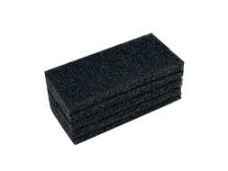 114909 Пад ручной Суперпад Vileda Professional черный, жесткий, 26 x 12 см, 5 шт