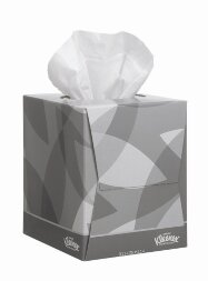 8834 Салфетки косметические для лица Kleenex, 12 кор. х 88 л, 21 × 20 см, двухслойные, белые, 31,2 г/м²