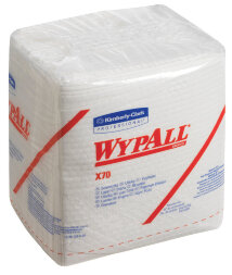 8387 Протирочный материал в пачках WypAll X70 белый (12 пачек по 76 листов)