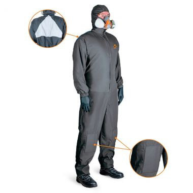 JPC-155 Защитный комбинезон Paint-Expert JETA SAFETY из полиэфирной ткани с защитой коленей и вентиляционными вставками