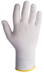 JS011n Легкие бесшовные перчатки из нейлона JETA SAFETY, белые
