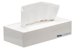 N302 Салфетки косметические для лица Veiro Premium, 35 кор. х 100 л, 20 × 20 см, двухслойные, белые, 30 г/м²