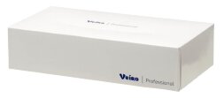 N302 Салфетки косметические для лица Veiro Premium, 35 кор. х 100 л, 20 × 20 см, двухслойные, белые, 30 г/м²
