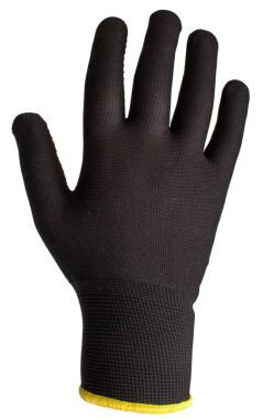 JS011nb Легкие бесшовные перчатки из нейлона JETA SAFETY, черные