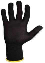 JS011nb Легкие бесшовные перчатки из нейлона JETA SAFETY, черные