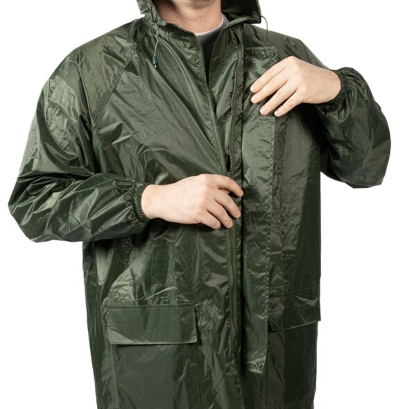 JRC-101-G Водонепроницаемый плащ (дождевик) Njord JETA SAFETY из нетканого материала