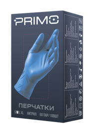 MATRIX перчатки нитриловые INC Primo Long Cuff, смотровые, нестерильные
